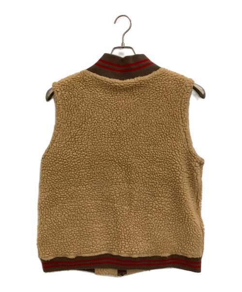 WAREHOUSE（ウエアハウス）WAREHOUSE (ウエアハウス) ボアパイルベスト ブラウン サイズ:40の古着・服飾アイテム