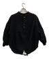 BEARDSLEY (ビアズリー) リネンブレンドブラウス ブラック サイズ:F：7000円