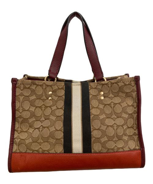 COACH（コーチ）COACH (コーチ) 2WAYバッグ ブラウンの古着・服飾アイテム