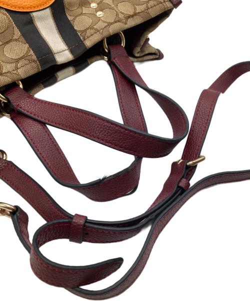 COACH（コーチ）COACH (コーチ) 2WAYバッグ ブラウンの古着・服飾アイテム