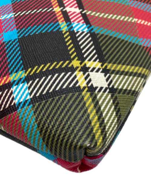 Vivienne Westwood（ヴィヴィアンウエストウッド）Vivienne Westwood (ヴィヴィアンウエストウッド) タータンチェック柄スクエアショルダーバッグ マルチカラーの古着・服飾アイテム