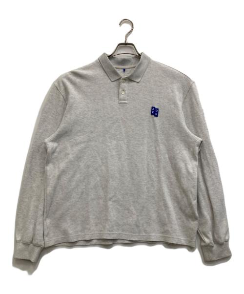 ADER error（アーダーエラー）ADER error (アーダーエラー) ポロスウェット ライトグレー サイズ:Lの古着・服飾アイテム