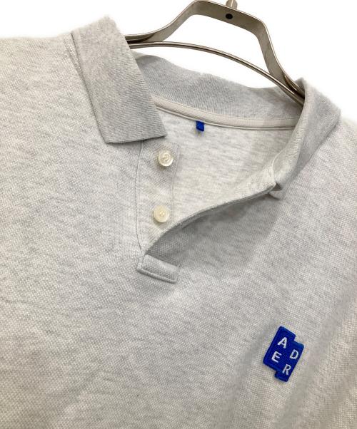 ADER error（アーダーエラー）ADER error (アーダーエラー) ポロスウェット ライトグレー サイズ:Lの古着・服飾アイテム