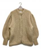 CLANEクラネ）の古着「COLOR MOHAIR SHAGGY CARDIGAN」｜ベージュ