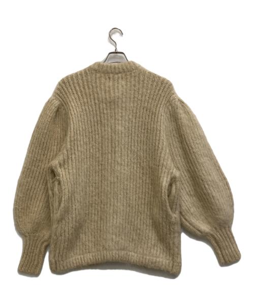 CLANE（クラネ）CLANE (クラネ) COLOR MOHAIR SHAGGY CARDIGAN ベージュ サイズ:2の古着・服飾アイテム