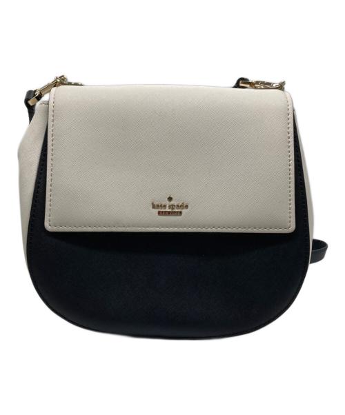 Kate Spade（ケイトスペード）Kate Spade (ケイトスペード) Cameron Street Byrdie/ショルダーバッグ ブラック×アイボリーの古着・服飾アイテム