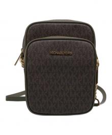 MICHAEL KORS（マイケルコース）の古着「シグネチャーショルダーバッグ」｜ブラウン