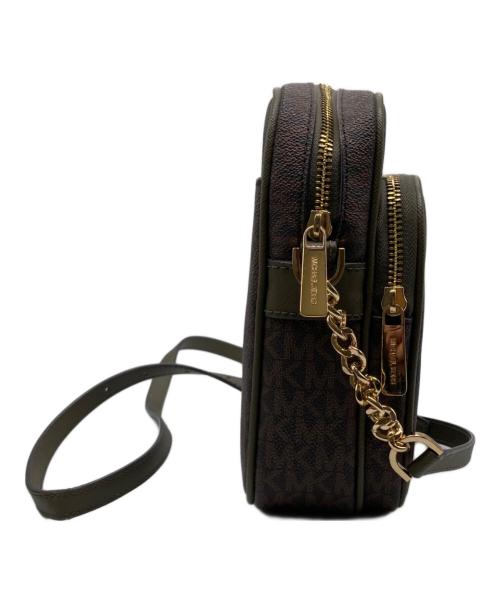 MICHAEL KORS（マイケルコース）MICHAEL KORS (マイケルコース) シグネチャーショルダーバッグ ブラウンの古着・服飾アイテム