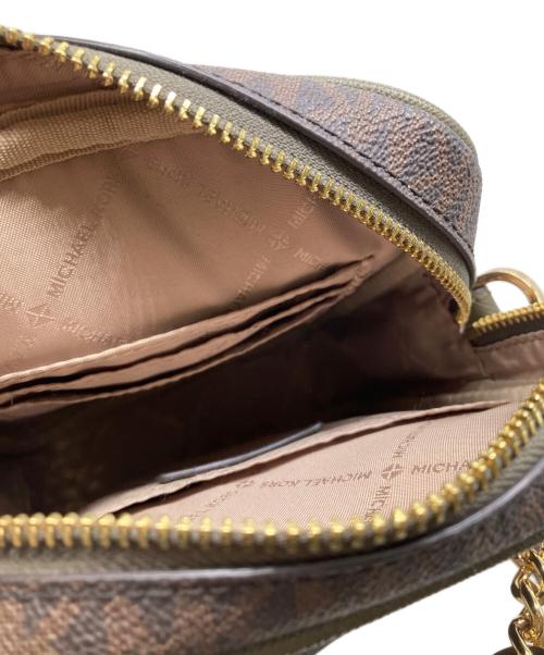 MICHAEL KORS（マイケルコース）MICHAEL KORS (マイケルコース) シグネチャーショルダーバッグ ブラウンの古着・服飾アイテム