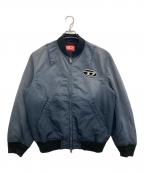 DIESELディーゼル）の古着「J-KEPES ボンバージャケットJ-KEPES」｜ネイビー