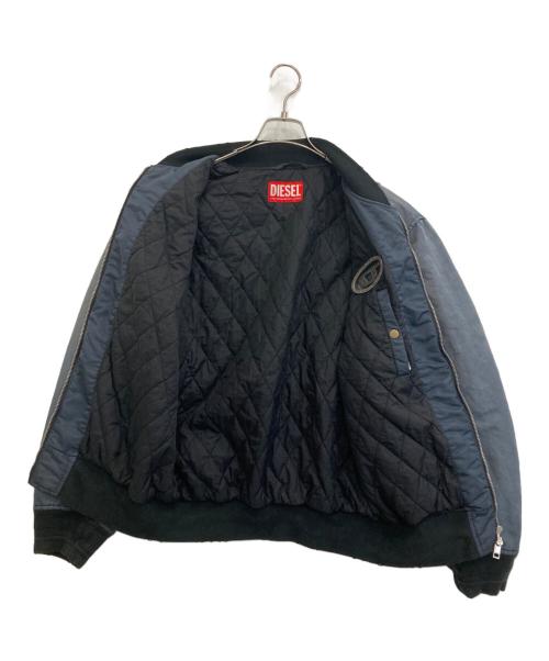 DIESEL（ディーゼル）DIESEL (ディーゼル) J-KEPES ボンバージャケットJ-KEPES ネイビー サイズ:44の古着・服飾アイテム