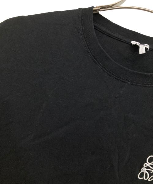 LOEWE（ロエベ）LOEWE (ロエベ) アナグラム刺繍Tシャツ ブラック サイズ:Lの古着・服飾アイテム