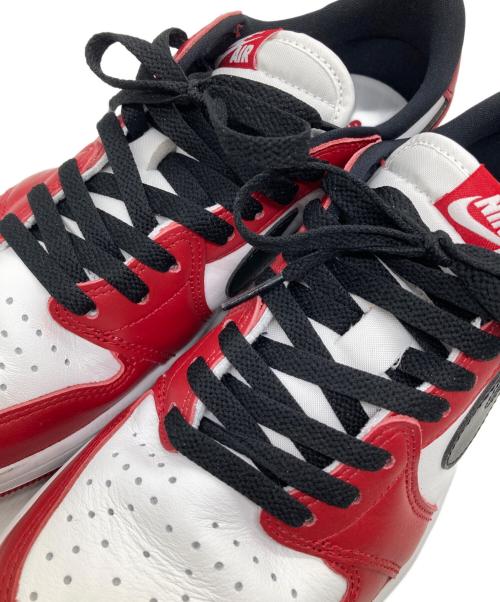 NIKE（ナイキ）NIKE (ナイキ) AIR JORDAN 1 LOW OG ホワイト×レッド サイズ:28の古着・服飾アイテム