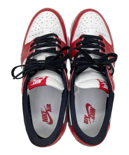 NIKE（ナイキ）NIKE (ナイキ) AIR JORDAN 1 LOW OG ホワイト×レッド サイズ:28の古着・服飾アイテム