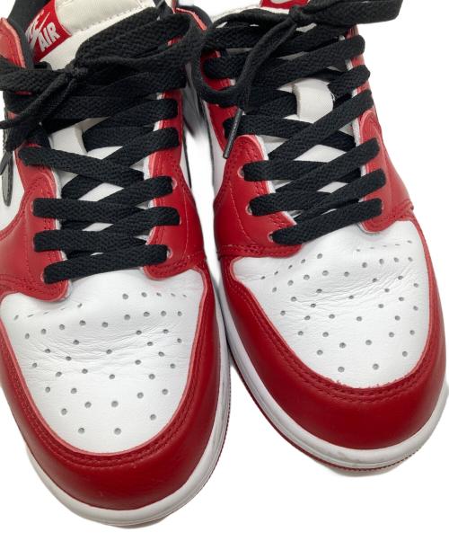 NIKE（ナイキ）NIKE (ナイキ) AIR JORDAN 1 LOW OG ホワイト×レッド サイズ:28の古着・服飾アイテム