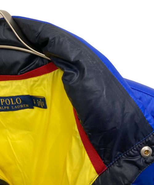 POLO RALPH LAUREN（ポロ・ラルフローレン）POLO RALPH LAUREN (ポロ・ラルフローレン) ダウンジャケット ブルー サイズ:Sの古着・服飾アイテム