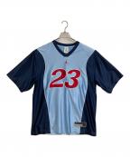 SUPREME×NIKEシュプリーム×ナイキ）の古着「Jordan Warm Up JerseyTシャツ」｜ネイビー