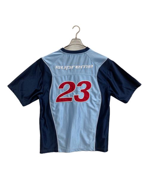 SUPREME（シュプリーム）Supreme (シュプリーム) NIKE (ナイキ) Jordan Warm Up JerseyTシャツ ネイビー サイズ:Mの古着・服飾アイテム