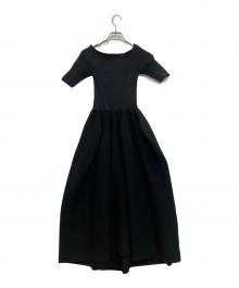 CFCL（シーエフシーエル）の古着「Pottery Glitter Off Shoulder Dress」｜ブラック