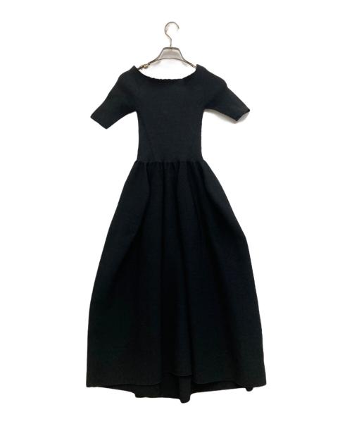 CFCL（シーエフシーエル）CFCL (シーエフシーエル) Pottery Glitter Off Shoulder Dress ブラック サイズ:3の古着・服飾アイテム
