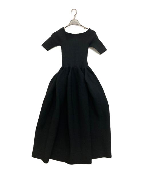 CFCL（シーエフシーエル）CFCL (シーエフシーエル) Pottery Glitter Off Shoulder Dress ブラック サイズ:3の古着・服飾アイテム