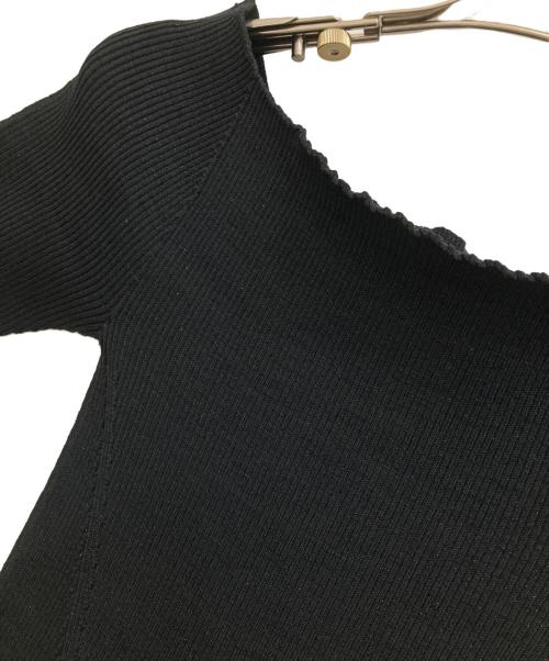 CFCL（シーエフシーエル）CFCL (シーエフシーエル) Pottery Glitter Off Shoulder Dress ブラック サイズ:3の古着・服飾アイテム