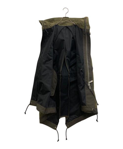 sacai（サカイ）sacai (サカイ) Taffeta Hooded Vest オリーブ サイズ:1の古着・服飾アイテム