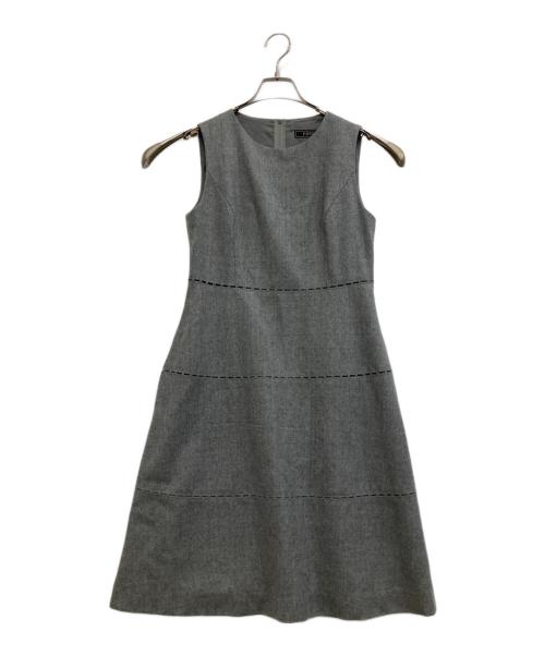 FOXEY（フォクシー）FOXEY (フォクシー) ノースリーブワンピース グレー サイズ:38の古着・服飾アイテム