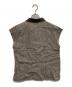 BRUNELLO CUCINELLI (ブルネロクチネリ) リネンノースリーブシャツ ブラウン サイズ:-：6000円