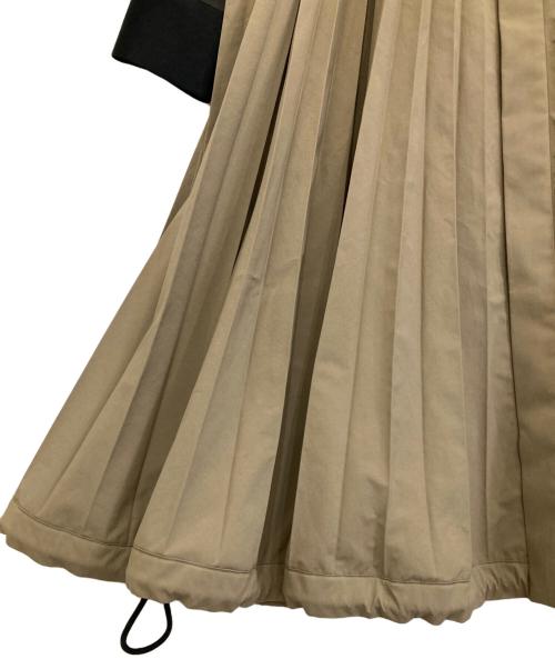 sacai（サカイ）sacai (サカイ) MatteTaffeta Dress ブラウン サイズ:1の古着・服飾アイテム