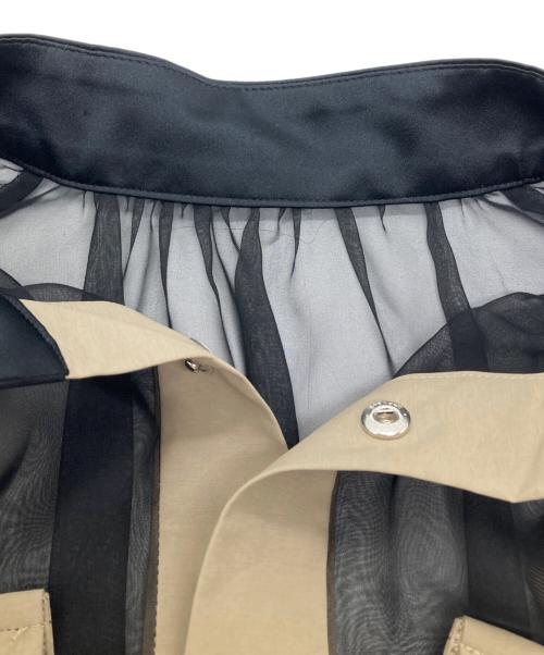 sacai（サカイ）sacai (サカイ) MatteTaffeta Dress ブラウン サイズ:1の古着・服飾アイテム