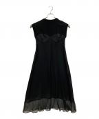 sacaiサカイ）の古着「Cotton Jersey Dress」｜ブラック