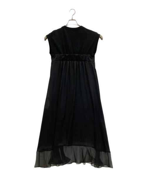 sacai（サカイ）sacai (サカイ) Cotton Jersey Dress ブラック サイズ:1の古着・服飾アイテム