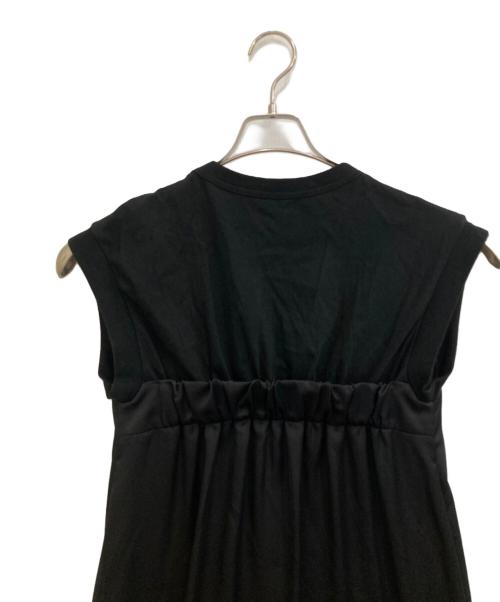 sacai（サカイ）sacai (サカイ) Cotton Jersey Dress ブラック サイズ:1の古着・服飾アイテム