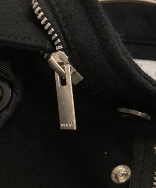 sacai（サカイ）sacai (サカイ) フーデッドコート ブラック サイズ:1の古着・服飾アイテム
