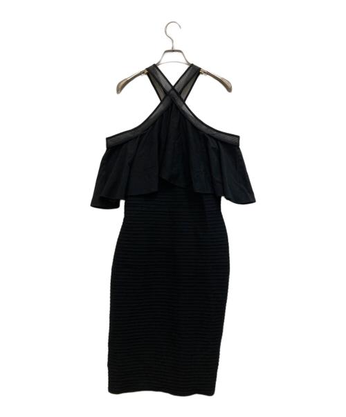 TADASHI SHOJI（タダシ ショージ）TADASHI SHOJI (タダシ ショージ) ホルターネックワンピース ブラック サイズ:Mの古着・服飾アイテム