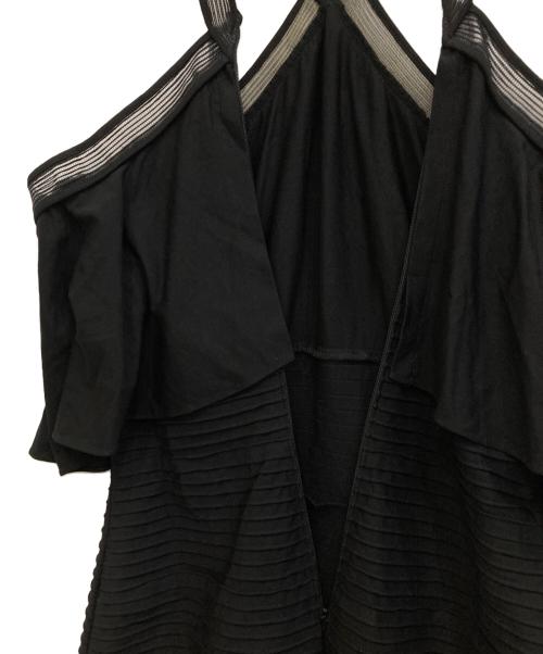 TADASHI SHOJI（タダシ ショージ）TADASHI SHOJI (タダシ ショージ) ホルターネックワンピース ブラック サイズ:Mの古着・服飾アイテム