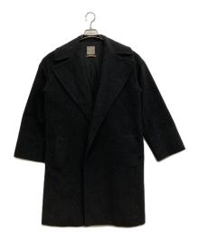 daisy lin for foxey（デイジーリン フォー フォクシー）の古着「カシミヤコート」｜ブラック