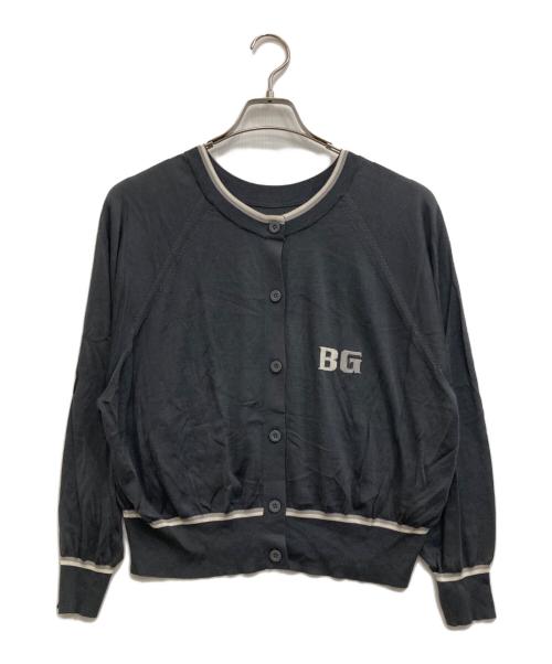 BRIEFING（ブリーフィング）BRIEFING (ブリーフィング) トリコロールニットカーディガン グレー サイズ:Sの古着・服飾アイテム
