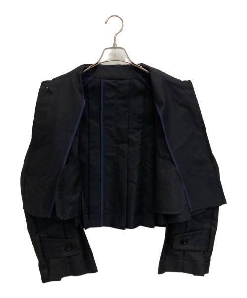 sacai（サカイ）sacai (サカイ) Cotton Gabardine Blouson ブラック サイズ:1の古着・服飾アイテム