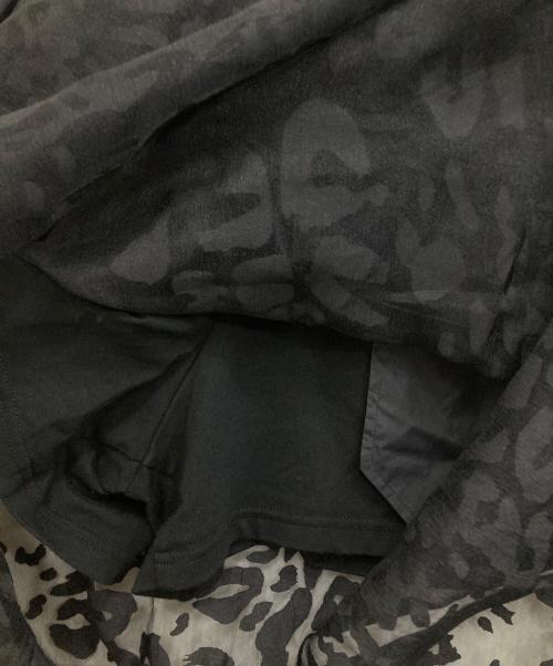 Y-3（ワイスリー）Y-3 (ワイスリー) Sheer Leopard Etek ブラック サイズ:Sの古着・服飾アイテム