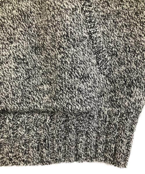 FUJITO（フジト）FUJITO (フジト) シェットランド×メリノウール ショールカラーセーター グレー サイズ:1の古着・服飾アイテム