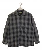 BRENAブレナ）の古着「BLAZE L/S - OMBRE BIG CHK (Solt&Pepper)」｜グレー