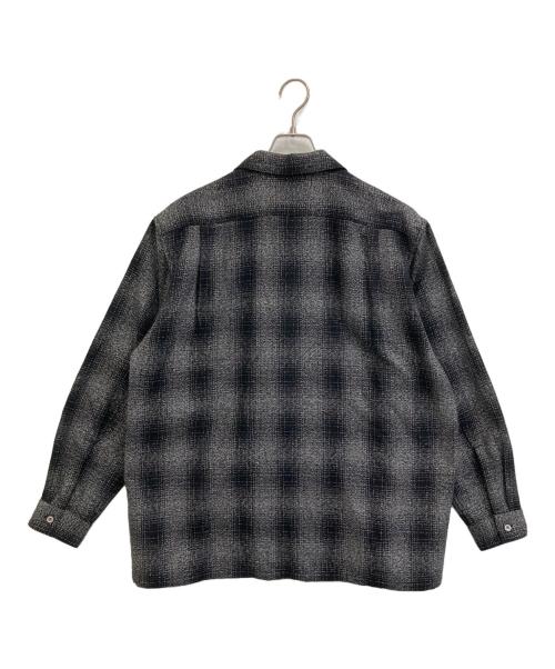 BRENA（ブレナ）BRENA (ブレナ) BLAZE L/S - OMBRE BIG CHK (Solt&Pepper) グレー サイズ:40の古着・服飾アイテム