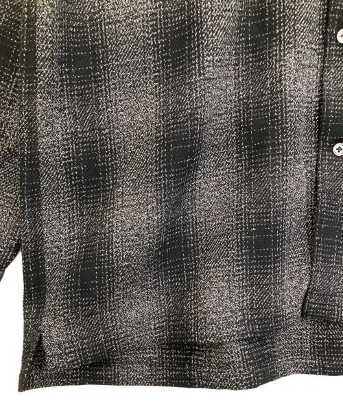 BRENA（ブレナ）BRENA (ブレナ) BLAZE L/S - OMBRE BIG CHK (Solt&Pepper) グレー サイズ:40の古着・服飾アイテム