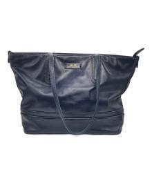 BALLY（バリー）の古着「レザートートバッグ」｜ネイビー