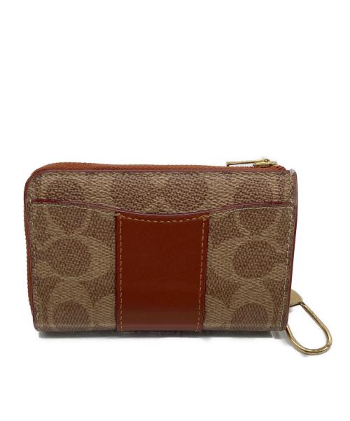 COACH（コーチ）COACH (コーチ) エッセンシャル Lジップキーケース ブラウンの古着・服飾アイテム