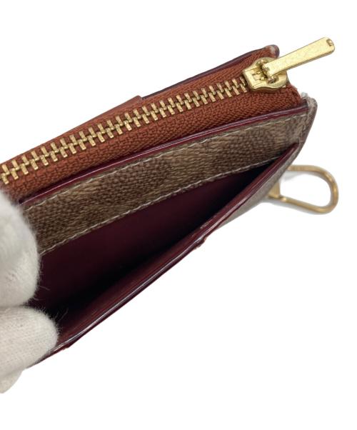 COACH（コーチ）COACH (コーチ) エッセンシャル Lジップキーケース ブラウンの古着・服飾アイテム