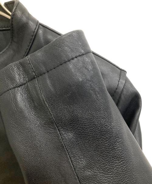 URBAN RESEARCH（アーバンリサーチ）URBAN RESEARCH (アーバンリサーチ) ラムレザージャケット ブラック サイズ:Mの古着・服飾アイテム