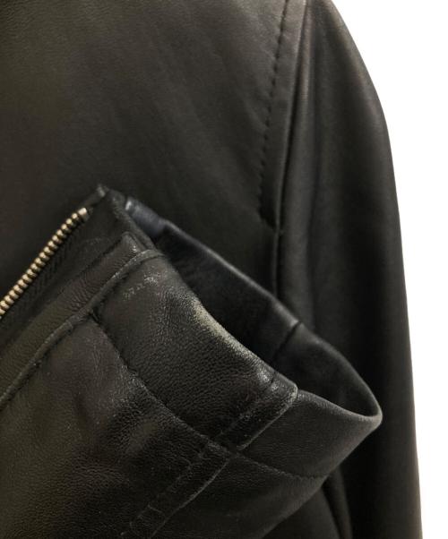 URBAN RESEARCH（アーバンリサーチ）URBAN RESEARCH (アーバンリサーチ) ラムレザージャケット ブラック サイズ:Mの古着・服飾アイテム
